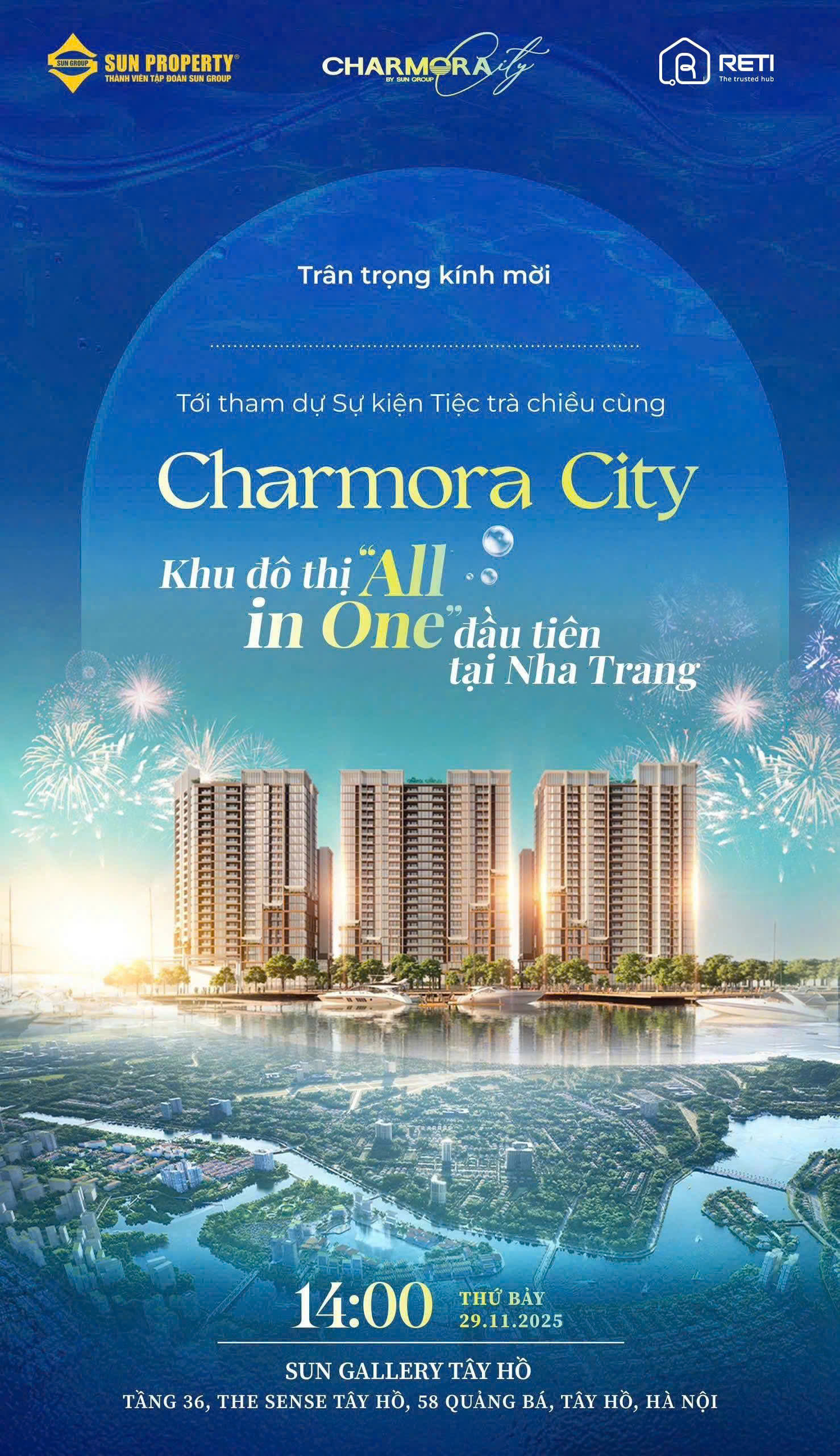 TIỆC TRÀ CHIỀU CÙNG CHARMORA CITY