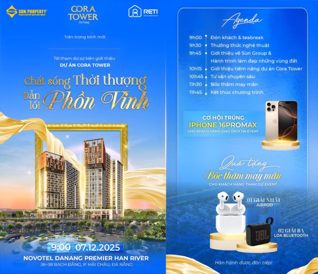 SỰ KIỆN CORA TOWER – CHẤT SỐNG THỜI THƯỢNG, DẪN LỐI PHỒN VINH