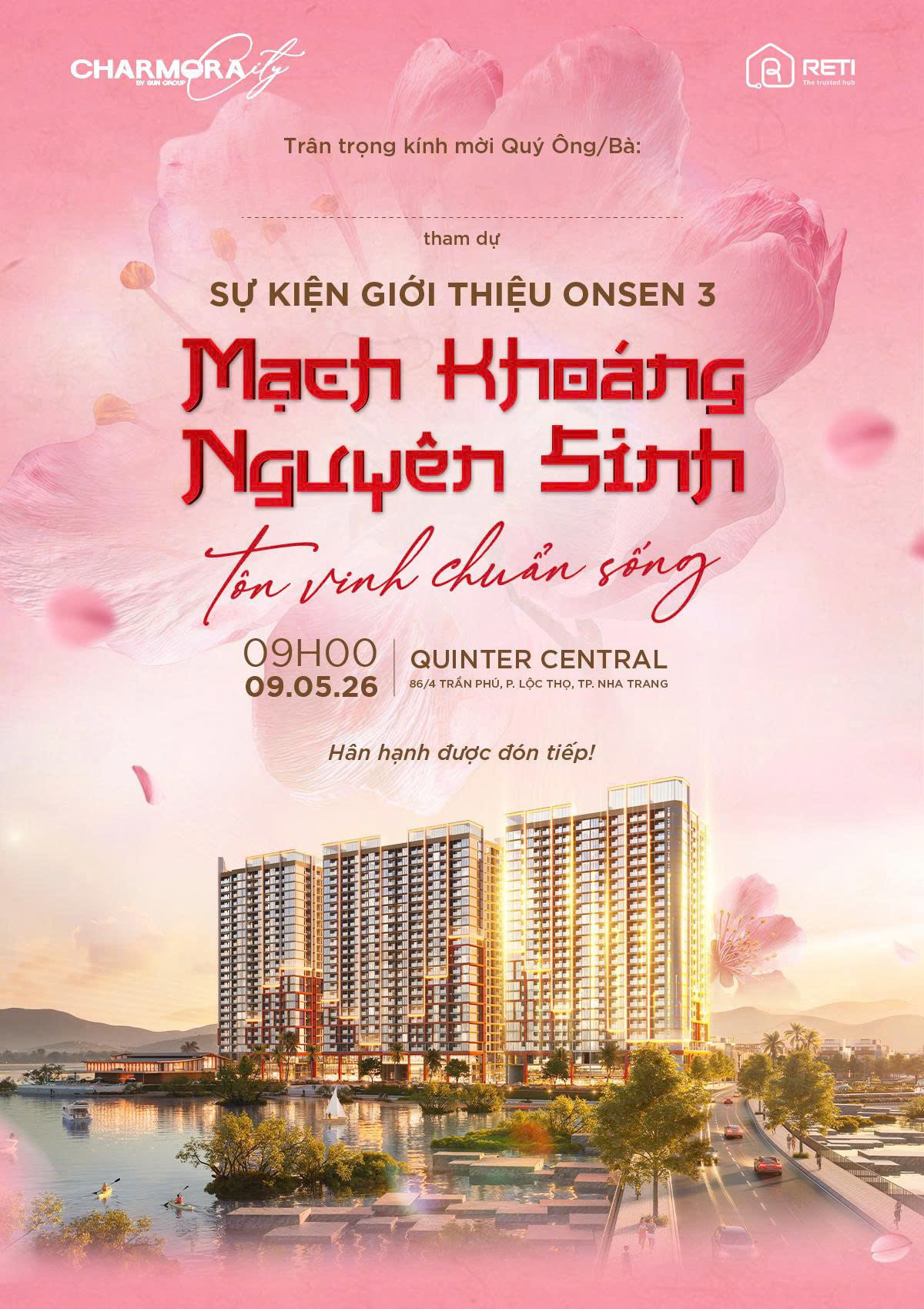 SỰ KIỆN GIỚI THIỆU ONSEN 3 – “MẠCH KHOÁNG NGUYÊN SINH – TÔN VINH CHUẨN SỐNG”