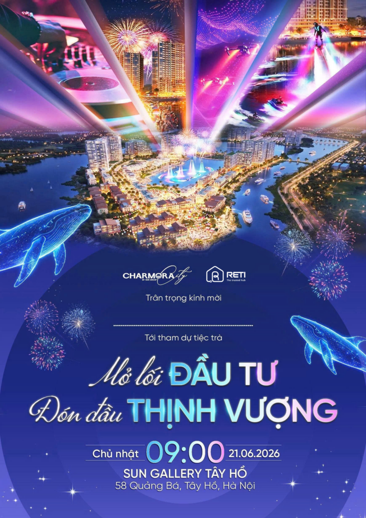 📩 CHARMORA CITY | MỞ LỐI ĐẦU TƯ – ĐÓN ĐẦU THỊNH VƯỢNG