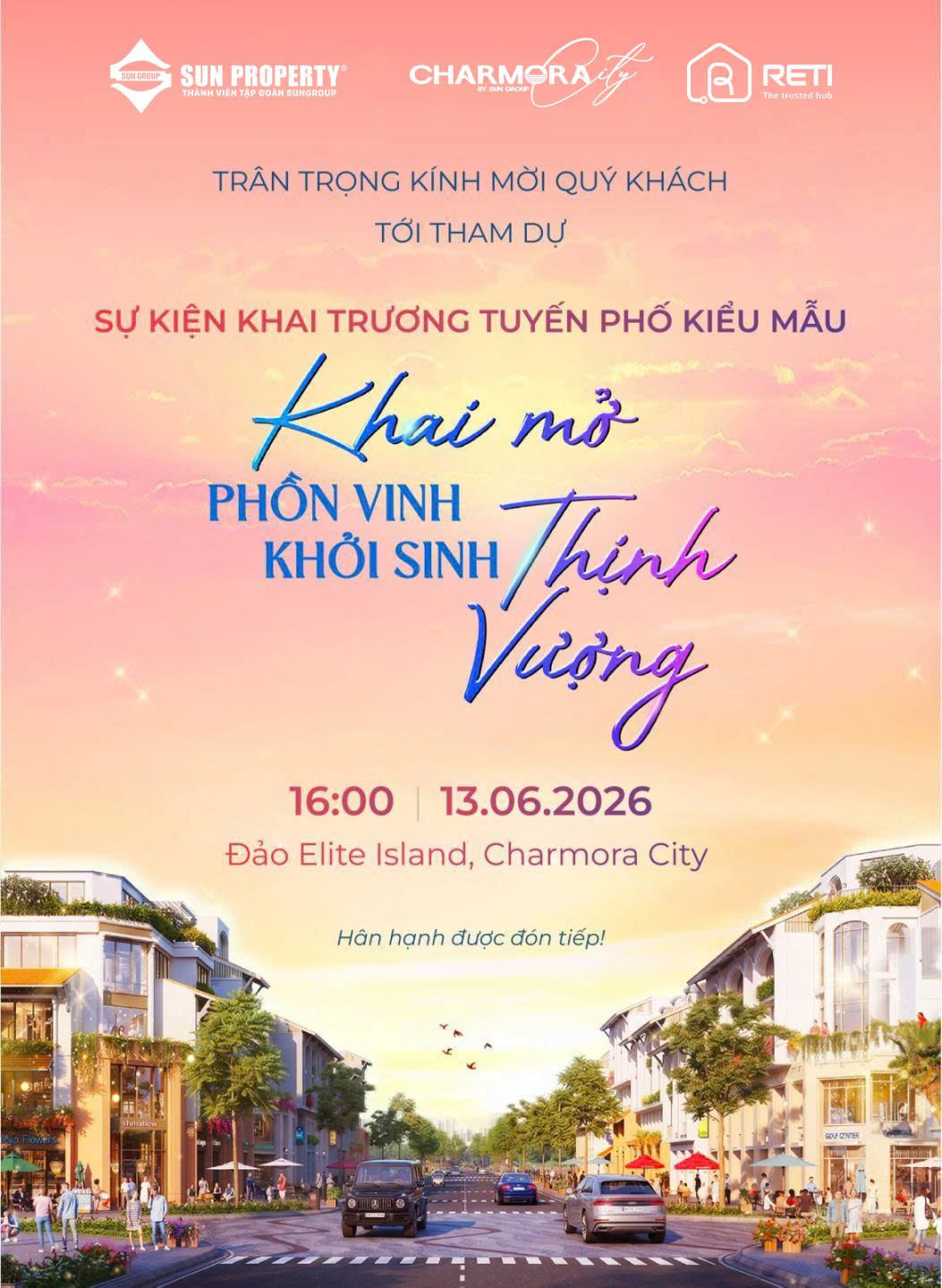 SỰ KIỆN KHAI TRƯƠNG TUYẾN PHỐ KIỂU MẪU: KHAI MỞ PHỒN VINH – KHỞI SINH THỊNH VƯỢNG ❤️‍🔥🌃
